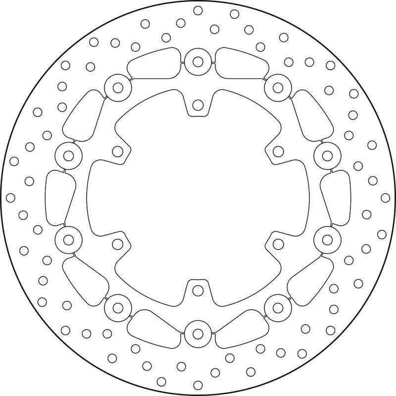 BREMBO 78B40894 : Disco de freno BREMBO Serie Oro redondo flotante