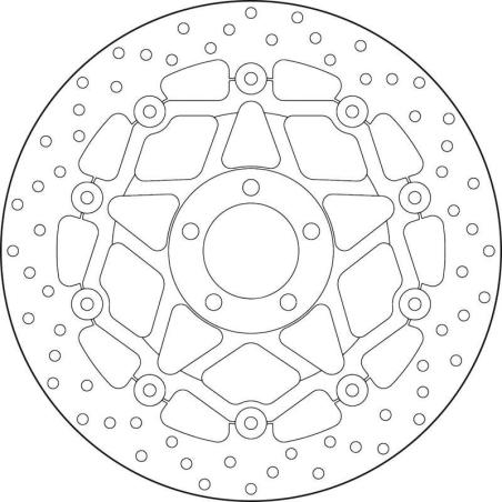 BREMBO 78B408A1 : Disco de freno BREMBO Serie Oro redondo flotante