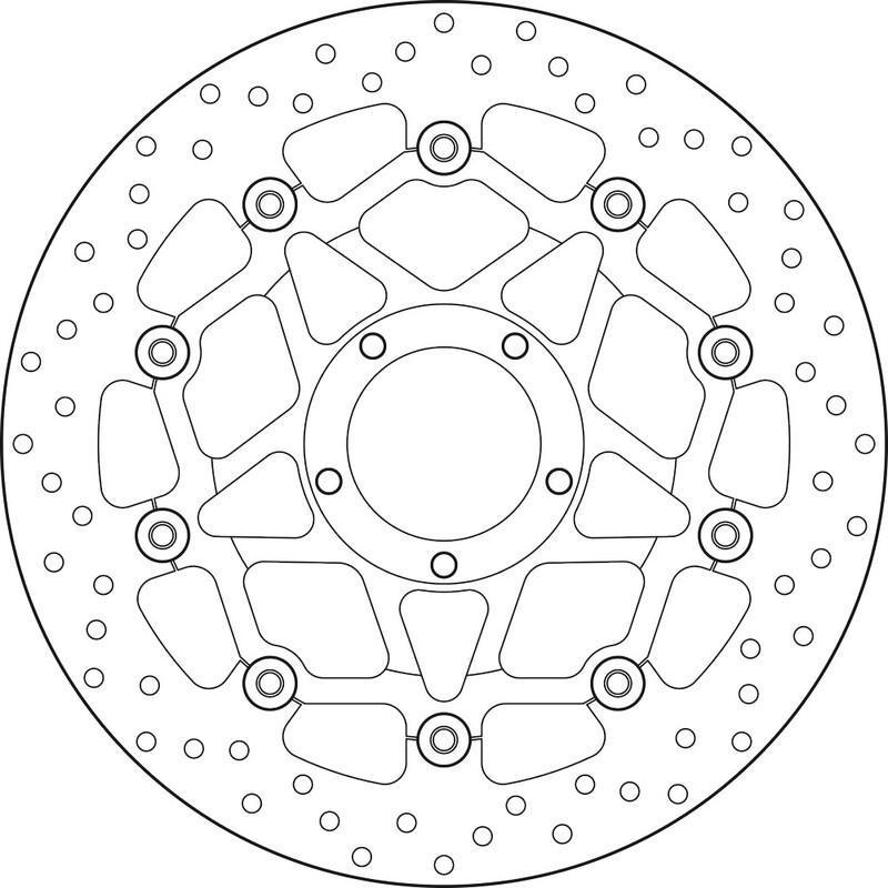 BREMBO 78B408A4 : Disco de freno BREMBO Serie Oro redondo flotante