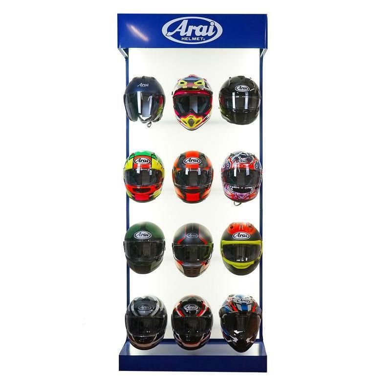 ARAI  : Expositor de cascos ARAI - 12 cascos