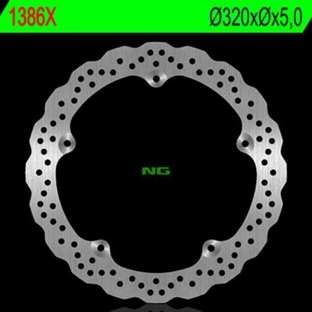 NG BRAKE DISC 1386X : Disco de freno NG BRAKES ondulado fijo