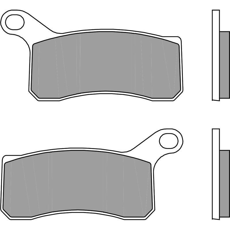 BREMBO 07GR07SX : Pastillas de freno sinterizadas de competición Brembo 07GR07SX