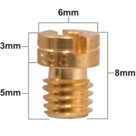 PROX 45.393.100 : Chiclé de alta Prox 100 para Keihin 99101-393 SERIES