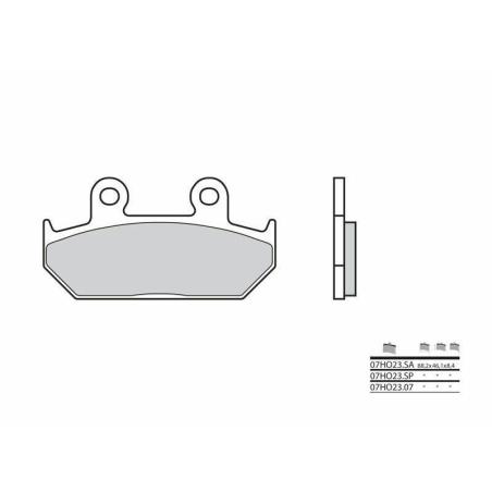 BREMBO 07HO23SA : Pastillas de freno sinterizadas Brembo 07HO23SA