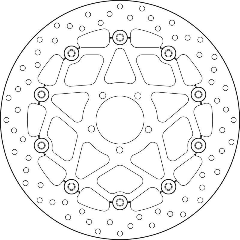 BREMBO 78B408B1 : Disco de freno BREMBO Serie Oro redondo flotante