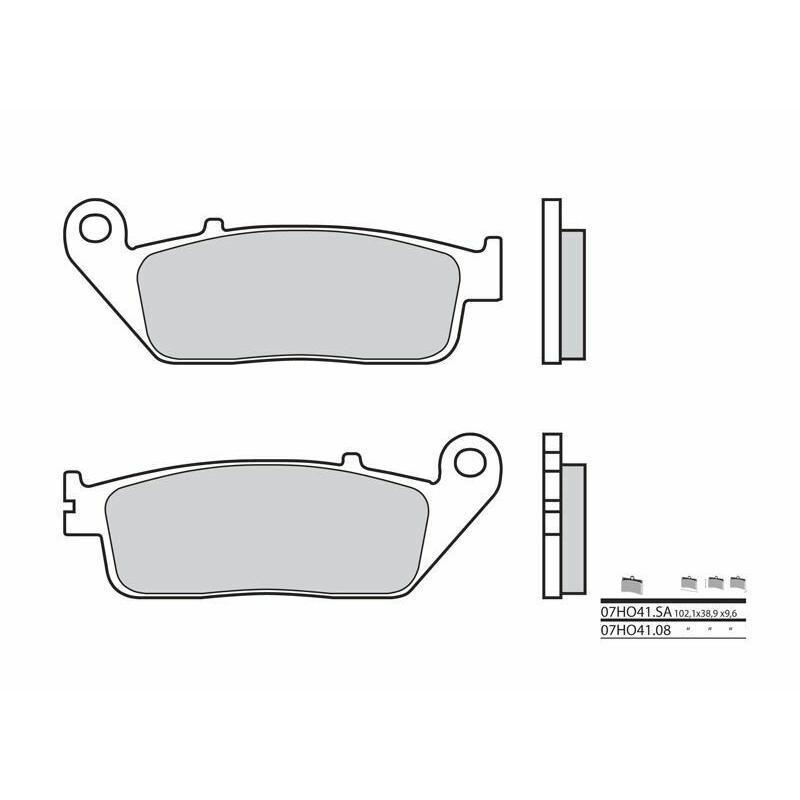 BREMBO 07HO41SA : Pastillas de freno sinterizadas Brembo 07HO41SA