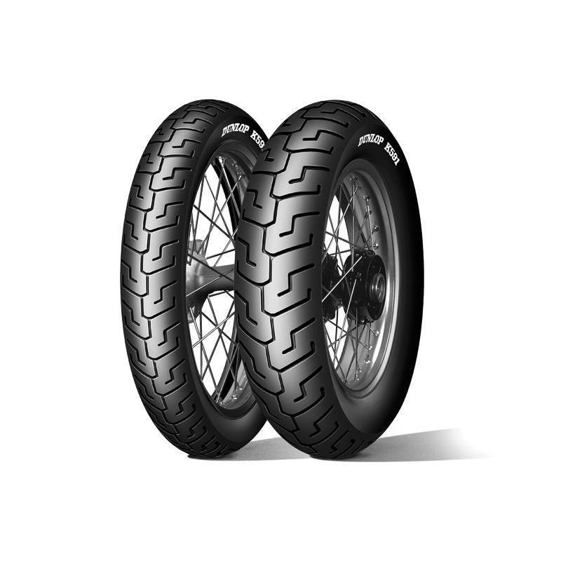 DUNLOP 656275 : Neumático DUNLOP K591 (HARLEY-D) 100/90-19 M/C 51V TL