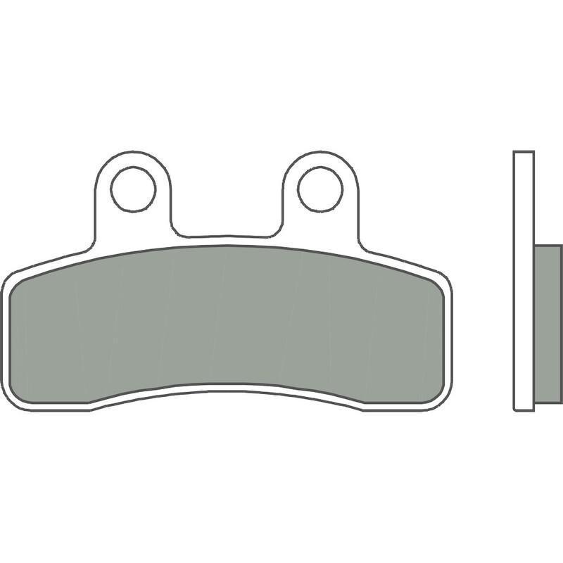 BREMBO 07097 : Pastillas de freno orgánicas Brembo 07097