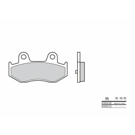 BREMBO 07055XS : Pastillas de freno sinterizadas Brembo 07055XS