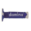 DOMINO A26041C4648A7-0 : Puños off road DOMINO DSH azul/blanco A26041C4648