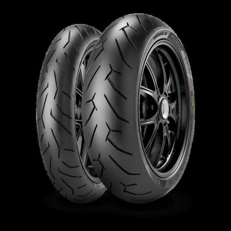 PIRELLI 2322000 : Neumático PIRELLI DIABLO ROSSO II 200/50 ZR 17 M/C (75W) TL