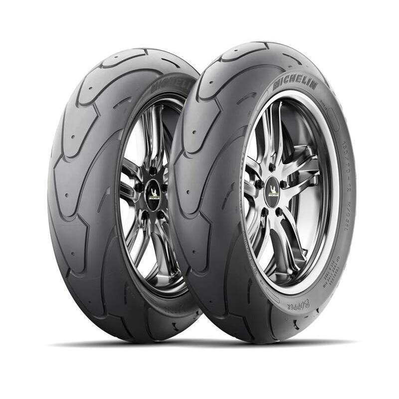 MICHELIN 057031 : Neumático MICHELIN BOPPER 130/90-10 61L TL/TT