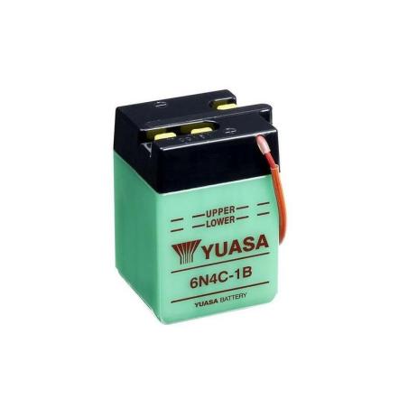 YUASA 6N4C-1B : Batería YUASA 6N4C-1B Dry charged (sin electrolito)