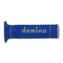 DOMINO A24041C4648A7-0 : Puños de trial DOMINO azul/blanco A24041C4648A7-0