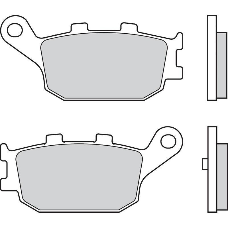 BREMBO 07053 : Pastillas de freno orgánicas Brembo 07053