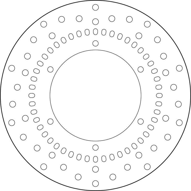 BREMBO 68B407L6 : Disco de freno BREMBO Serie Oro redondo fijo