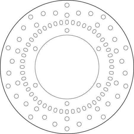 BREMBO 68B407L6 : Disco de freno BREMBO Serie Oro redondo fijo