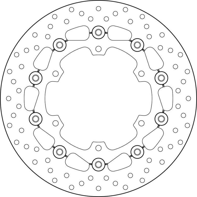 BREMBO 78B40843 : Disco de freno BREMBO Serie Oro redondo flotante