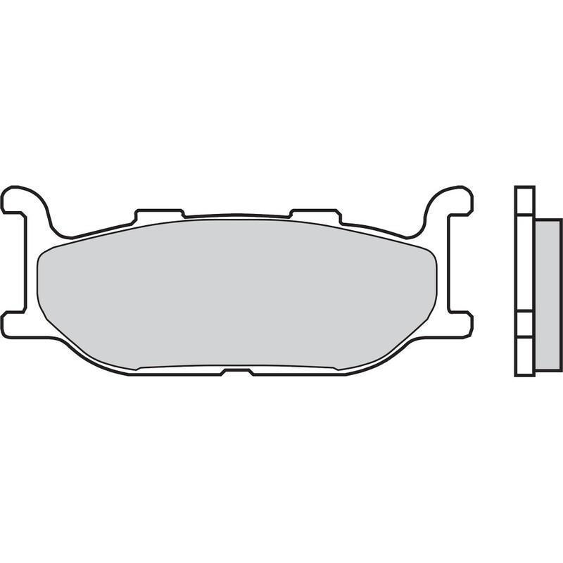 BREMBO 07073 : Pastillas de freno orgánicas Brembo 07073