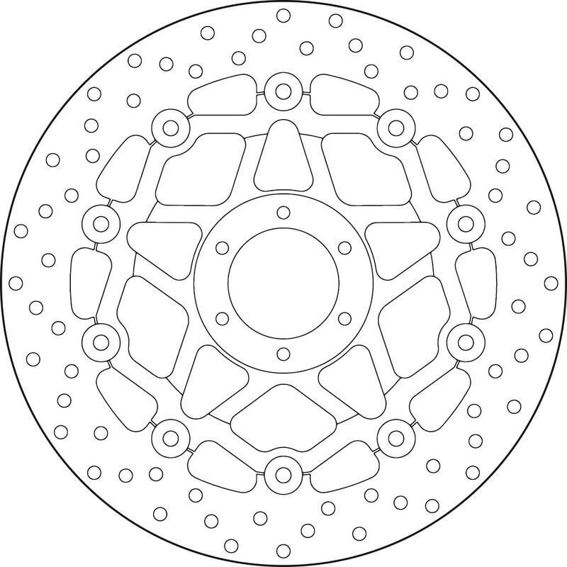 BREMBO 78B408A3 : Disco de freno BREMBO Serie Oro redondo flotante