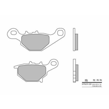 BREMBO 07SU31SD : Pastillas de freno sinterizadas Brembo 07SU31SD