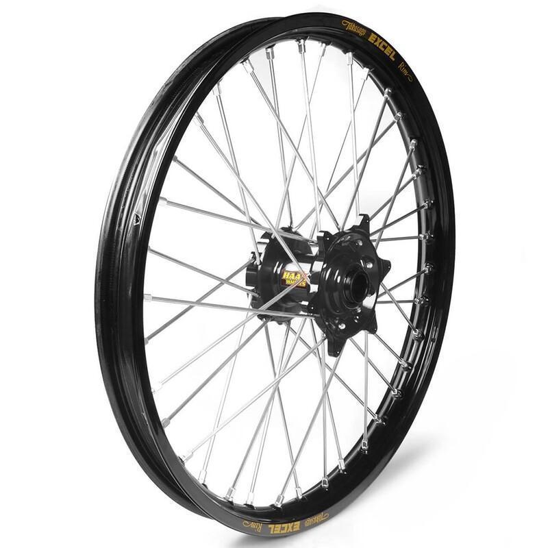 HAAN WHEELS 1 33014/3/3 : Rueda completa Haan Wheels aro negro 19-1,40 buje negro 1 33014/3/3