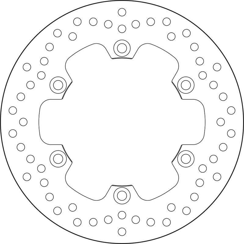 BREMBO 68B407M5 : Disco de freno BREMBO Serie Oro redondo fijo