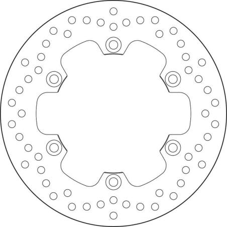 BREMBO 68B407M5 : Disco de freno BREMBO Serie Oro redondo fijo