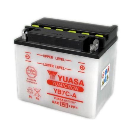 YUASA YB7C-A : Batería YUASA YB7C-A Combipack (con electrolito)