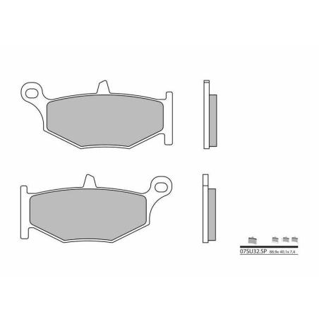 BREMBO 07SU32SP : Pastillas de freno sinterizadas Brembo 07SU32SP