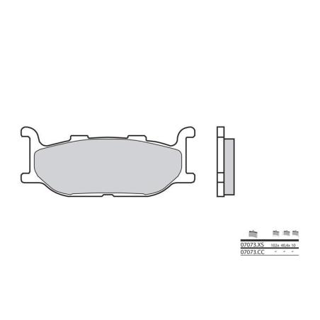 BREMBO 07073XS : Pastillas de freno sinterizadas Brembo 07073XS