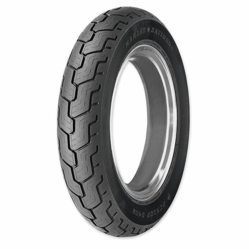 DUNLOP 661321 : Neumático DUNLOP D402 WWW (HARLEY-D) Banda blanca ancha MU85 B 16 M/C 77H TL