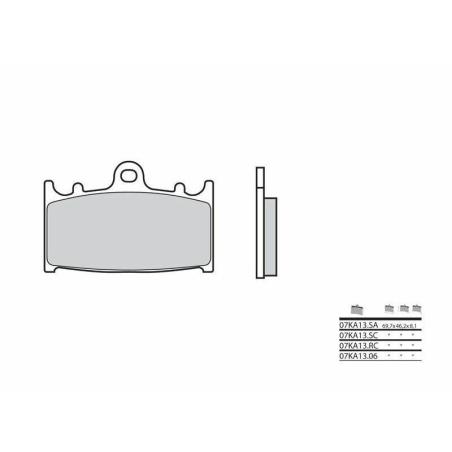 BREMBO 07KA13SA : Pastillas de freno sinterizadas Brembo 07KA13SA