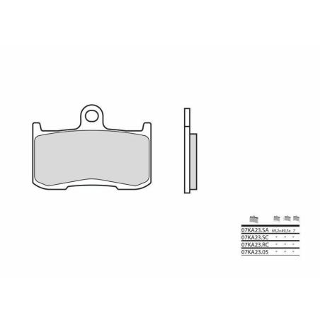 BREMBO 07KA23SA : Pastillas de freno sinterizadas Brembo 07KA23SA