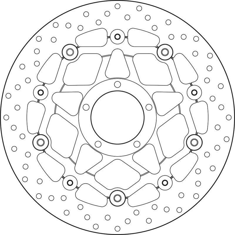 BREMBO 78B40886 : Disco de freno BREMBO Serie Oro redondo flotante