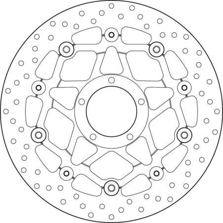 BREMBO 78B40886 : Disco de freno BREMBO Serie Oro redondo flotante