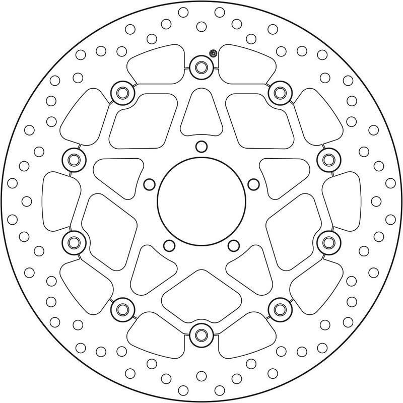 BREMBO 78B408B2 : Disco de freno BREMBO Serie Oro redondo flotante