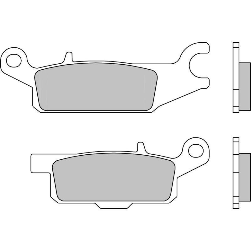 BREMBO 07YA51SX : Pastillas de freno sinterizadas de competición Brembo 07YA51SX