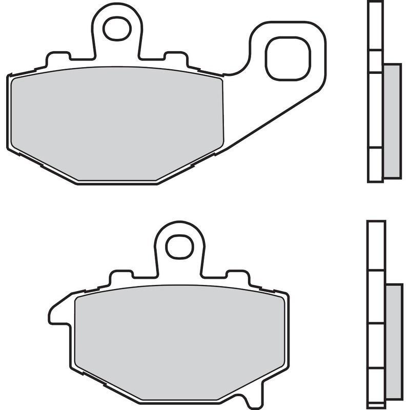 BREMBO 07KA1617 : Pastillas de freno orgánicas Brembo 07KA1617