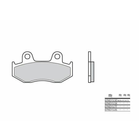 BREMBO 07HO15SD : Pastillas de freno sinterizadas Brembo 07HO15SD