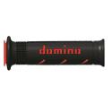 DOMINO A25041C4240C7-0 : Puños racing DOMINO super soft 126mm negro/rojo A25041C4240