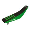 BLACKBIRD 1431H : Funda de asiento Blackbird Doble agarre 3 Kawasaki negro/verde 1431H