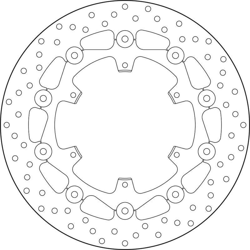 BREMBO 78B40887 : Disco de freno BREMBO Serie Oro redondo flotante