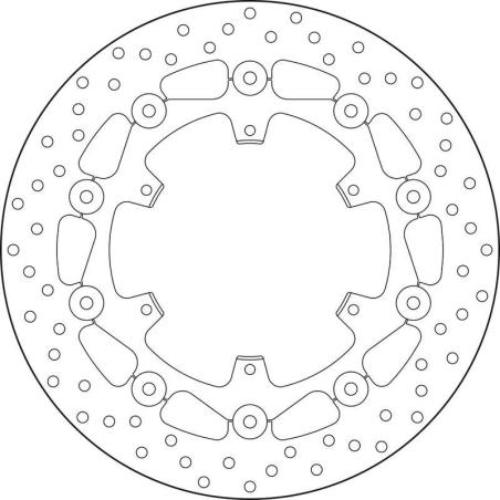 BREMBO 78B40887 : Disco de freno BREMBO Serie Oro redondo flotante