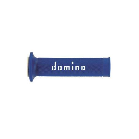 DOMINO A01041C4648B7-0 : Puños racing DOMINO 126mm azul/blanco A01041C4648