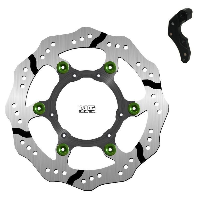 NG BRAKE DISC 1154XBHK03 : Kit disco de freno sobredimensionado NG BRAKES ondulado flotante