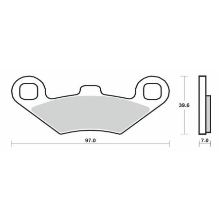 BREMBO 07104XS : Pastillas de freno sinterizadas Brembo 07104XS