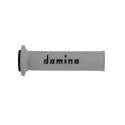 DOMINO A01041C4046B7-0 : Puños racing DOMINO 126mm blanco/negro A01041C4046