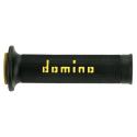 DOMINO A01041C4740B7-0 : Puños racing 126mm negro/amarillo A01041C4740