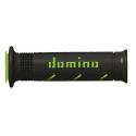 DOMINO A25041C4440C7-0 : Puños racing DOMINO super soft 126mm negro/verde A25041C4440